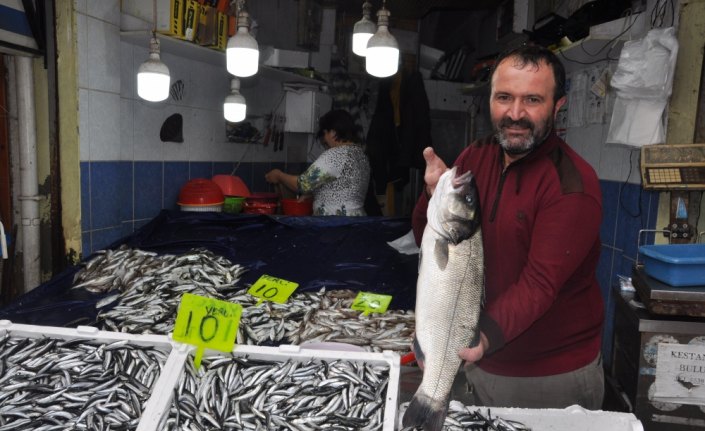 İnebolu'da 6 kilogramlık levrek balığı yakalandı