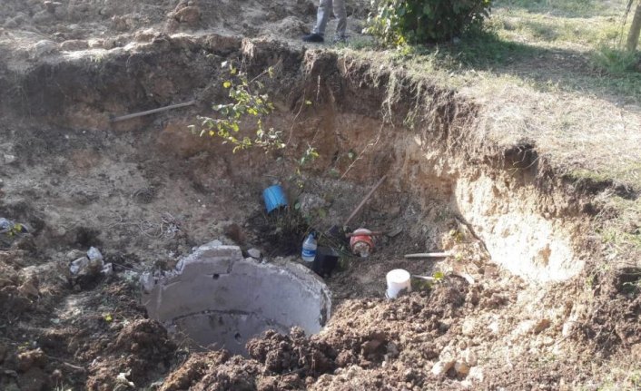 Kayan toprak altında kalan kişi yaralandı