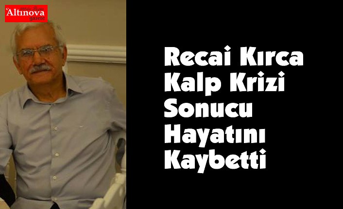 Recai Kırca Kalp Krizi Sonucu Hayatını Kaybetti