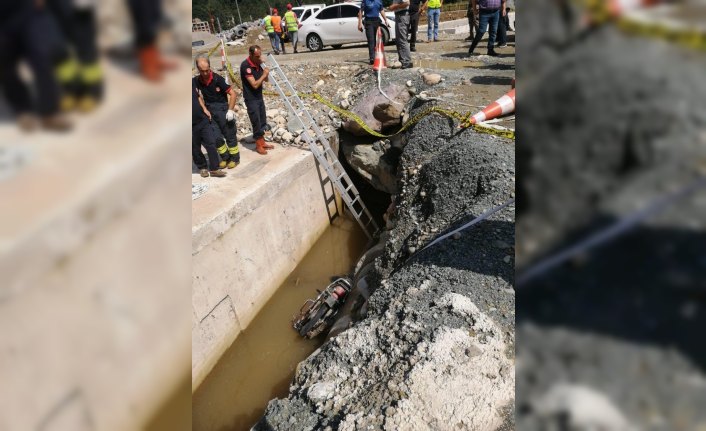 Rize'de motosiklet kazası: 1 ölü