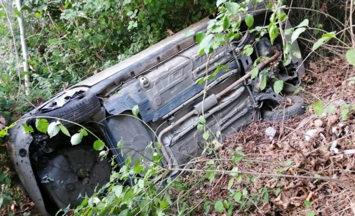 Samsun'da otomobil devrildi: 1 yaralı