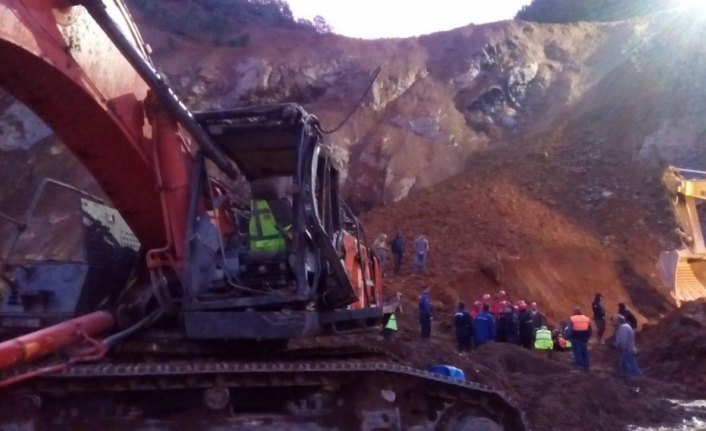 Taş ocağında göçük: 1 ölü, 1 yaralı