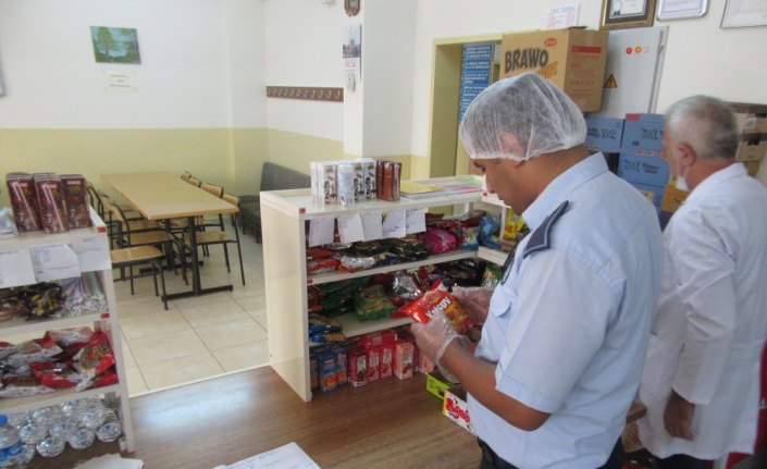 Terme'de okul kantinleri denetlendi