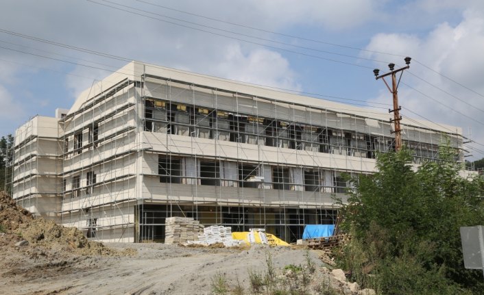 Ulubey Devlet Hastanesi inşaatında sona doğru