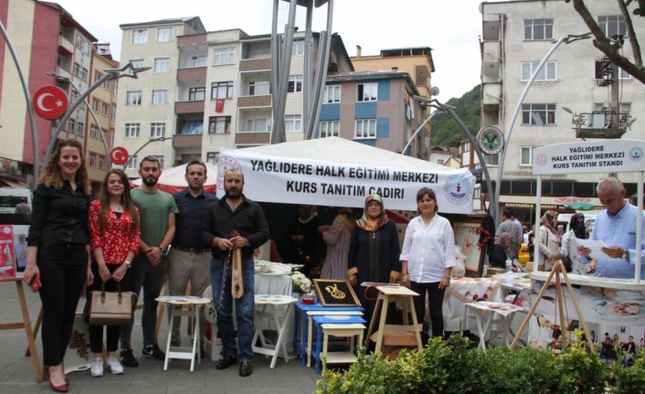 Yağlıdere'de Halk Eğitim Merkezi kursları tanıtıldı