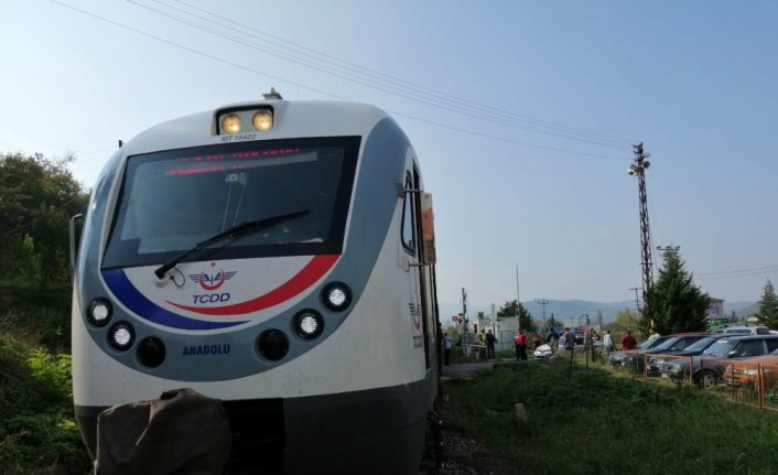 Zonguldak'ta trenin çarptığı kadın öldü