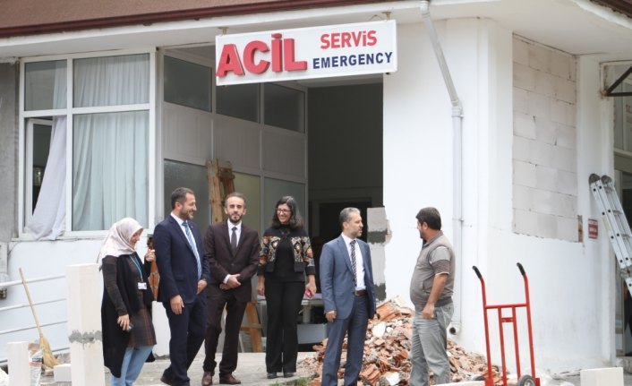Akçakoca Devlet Hastanesinin acil servisi büyütülüyor