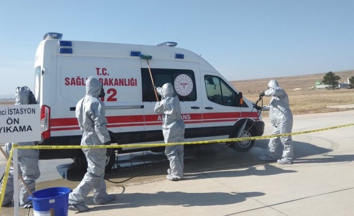 Amasya'da senaryo gereği yapılan tatbikat gerçeğini aratmadı