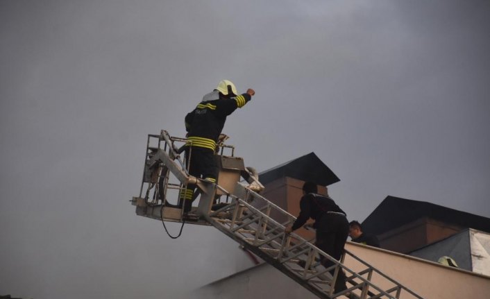 Bartın'da otel yangını