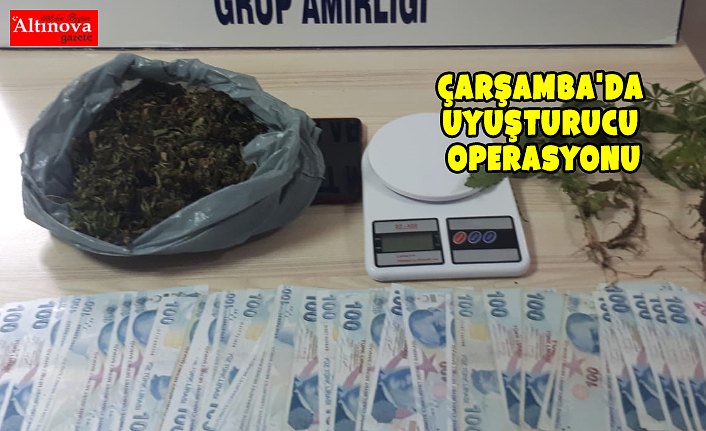 Çarşamba'da uyuşturucu operasyonu