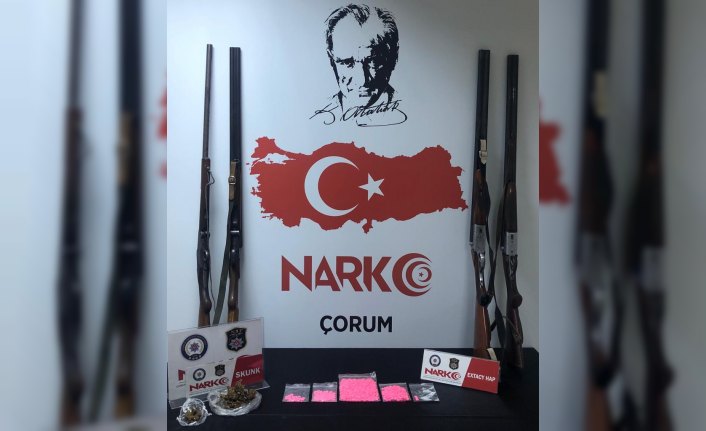 Çorum'daki uyuşturucu operasyonu
