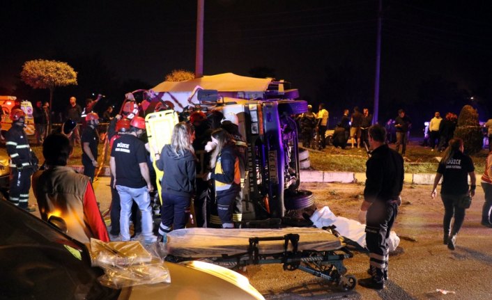 Düzce'de trafik kazası: 1 ölü, 3 yaralı