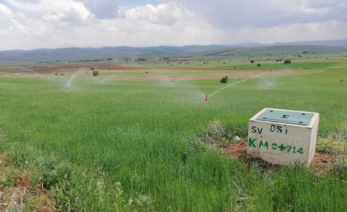 Gümüşhane'de 116 bin 980 dekar arazi su ile buluştu