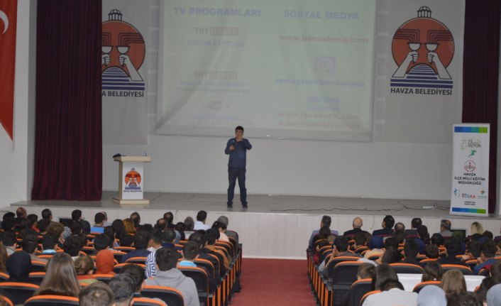 Havza'da öğrencilere 