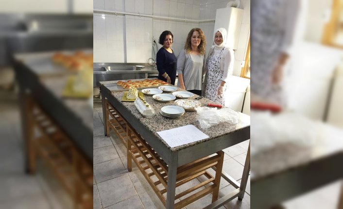 İlçenin ilk kadın pasta ustası oldu