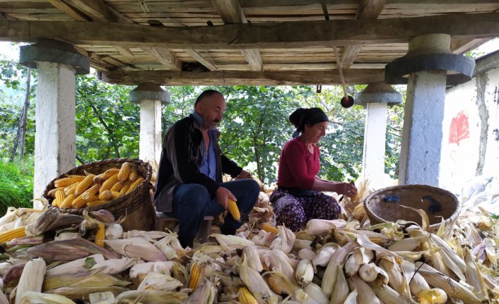 Karadenizli kadınlar kışa hazır