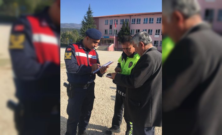 Mudurnu'da okul servisleri denetlendi