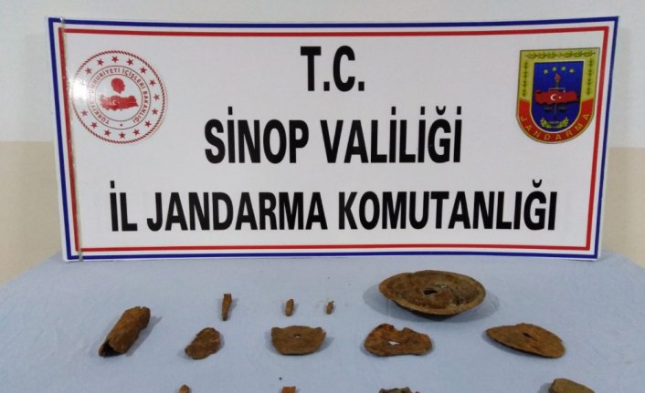 Sinop'ta kaçak kazı yapan 4 şüpheli gözaltına alındı