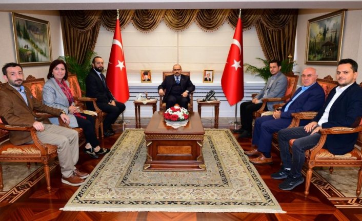 TSYD Trabzon Şubesi yöneticilerinden Vali Ustaoğlu'na ziyaret