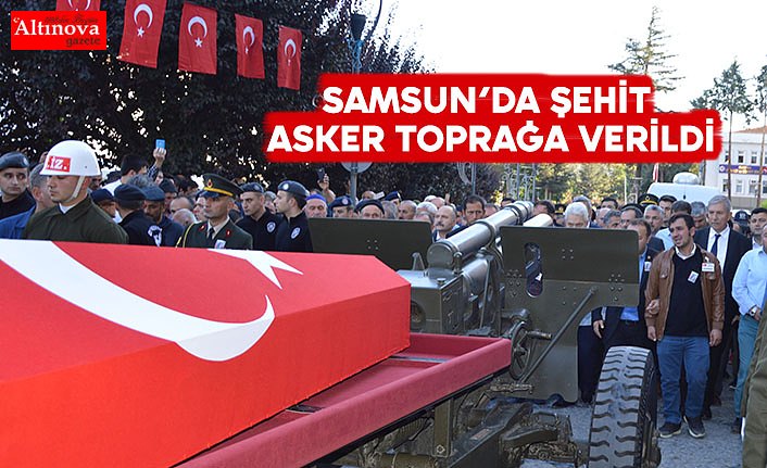 Yıldırım düşmesi sonucu şehit olan asker toprağa verildi