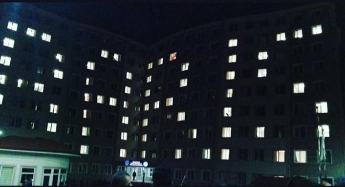 Yurtlarda kalan öğrencilerden Barış Pınarı Harekatı'na destek