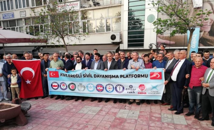 Zonguldak'ta Barış Pınarı Harekatı'na destek