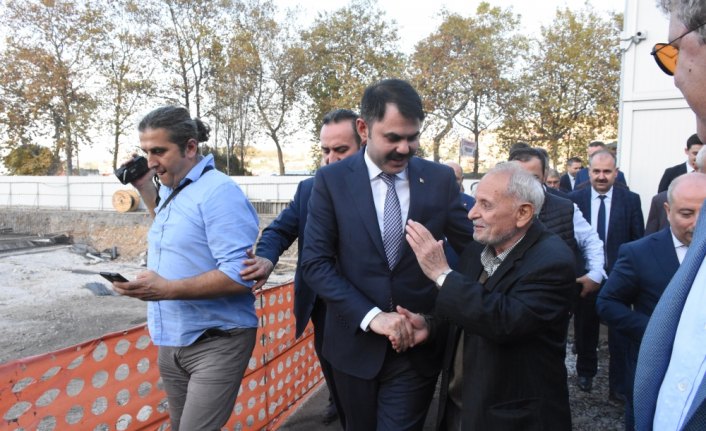 Bakan Kurum, Zonguldak'ta cami temel atma törenine katıldı