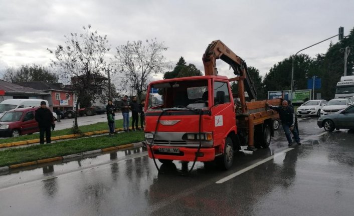 Çarşamba'da zincirleme trafik kazası