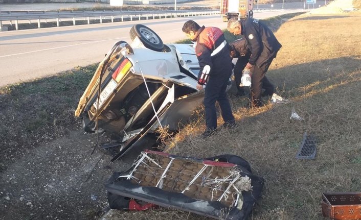 Havza'da trafik kazası: 2 yaralı