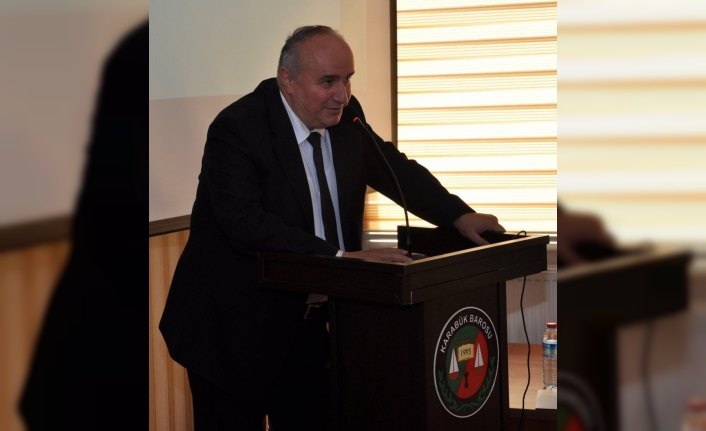 Karabük Barosu TBB'nin olağanüstü genel kurula götürülmesine karşı