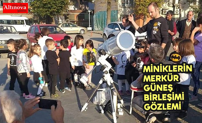 MİNİKLERİN MERKÜR GÜNEŞ BİRLEŞİMİ GÖZLEMİ