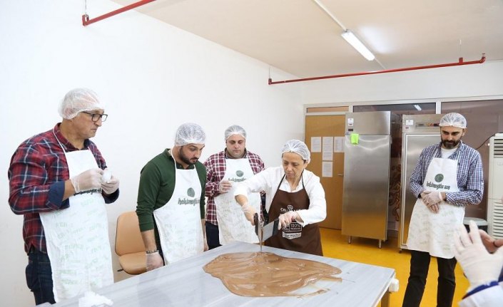 Ordu'da genç girişimciler butik çikolata üretti