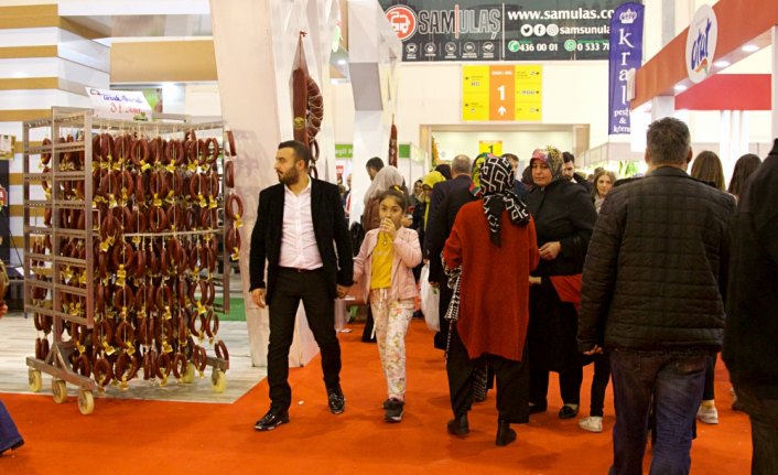 Samsun'da gıda fuarını dört günde 37 bin 772 kişi ziyaret etti
