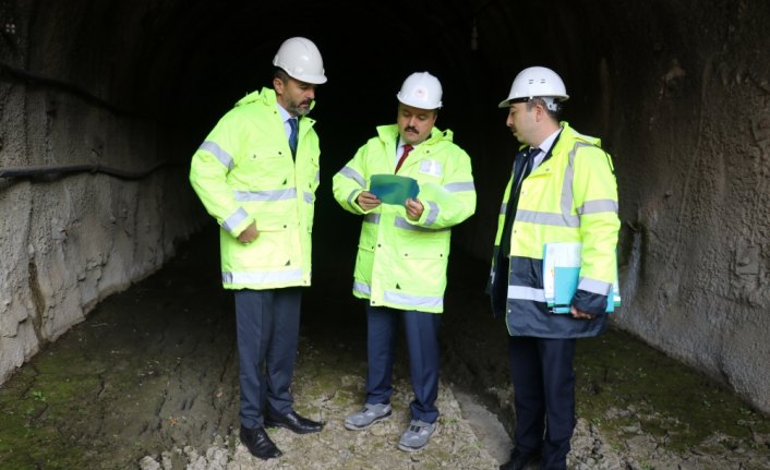 Tarım ve Orman Bakan Yardımcısı Metin, Karadere Tüneli'nde inceleme yaptı