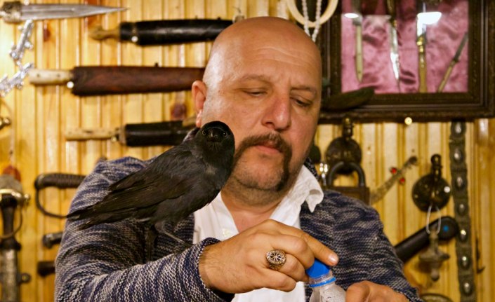 Vaktinin büyük bölümünü karga 