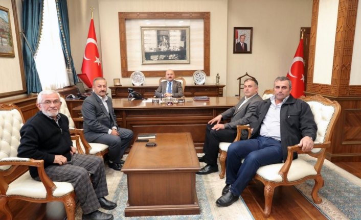 Vali Varol köy muhtarlarıyla bir araya geldi