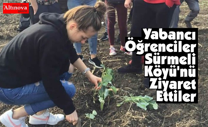 Yabancı Öğrenciler Sürmeli Köyü'nü Ziyaret Ettiler