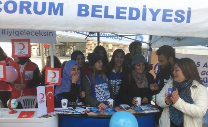 Çorum'da Dünya Gönüllüler Günü etkinliği