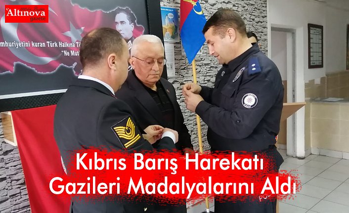 Kıbrıs Barış Harekatı Gazileri Madalyalarını Aldı
