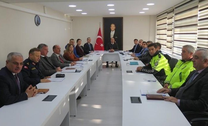 Merzifon'da kış tedbirleri toplantısı yapıldı