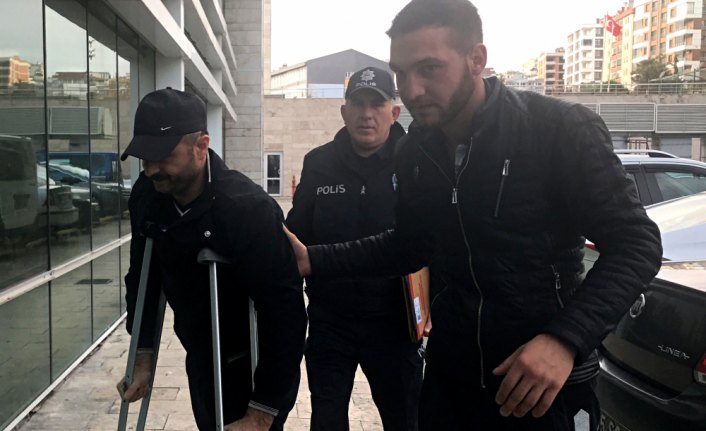 Samsun'da inşaattan iskele demiri çalan 2 şüpheli suçüstü yakalandı