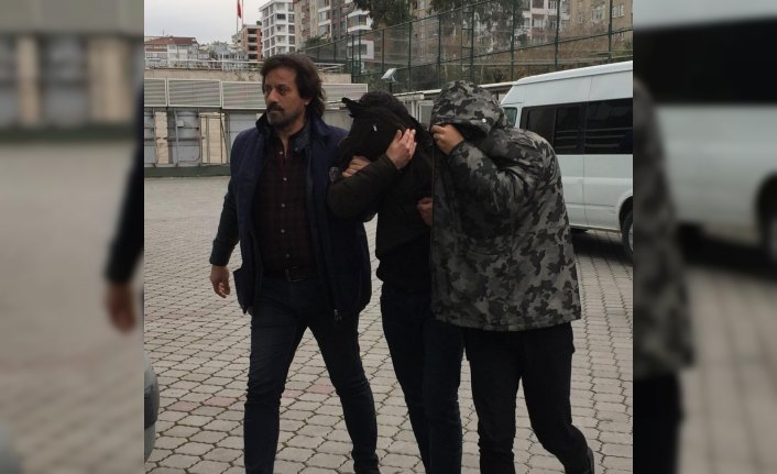 Samsun'da organize hırsızlık şüphelisi 4 kişi tutuklandı