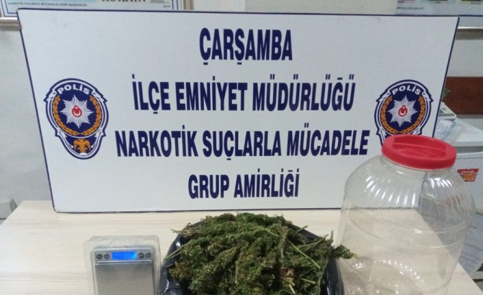 Samsun'da uyuşturucu ticareti yaptığı iddia edilen şüpheli tutuklandı