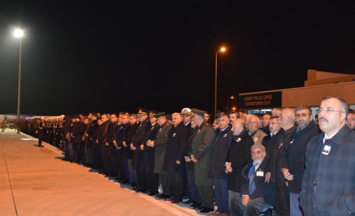 Şırnak'ta şehit olan askerin naaşı memleketi Samsun'a getirildi