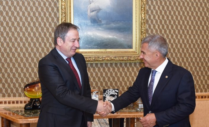 Tataristan Cumhurbaşkanı'ndan Ahmet Kırman'a üstün hizmet madalyası