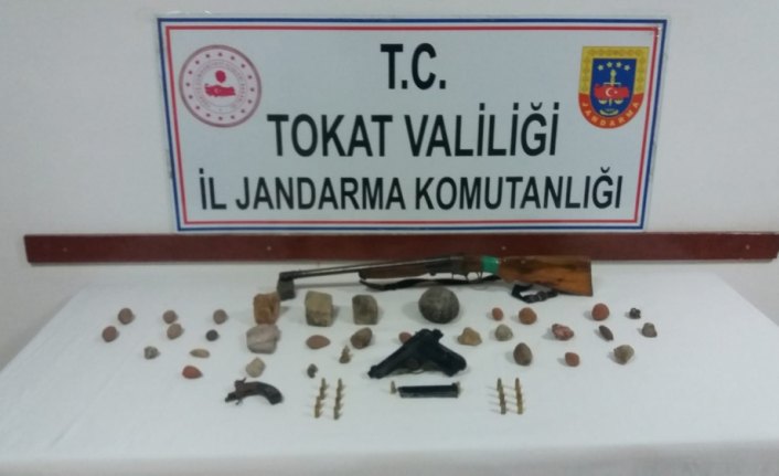 Tokat'ta tarihi eser kaçakçılığı operasyonunda iki şüpheli gözaltına alındı