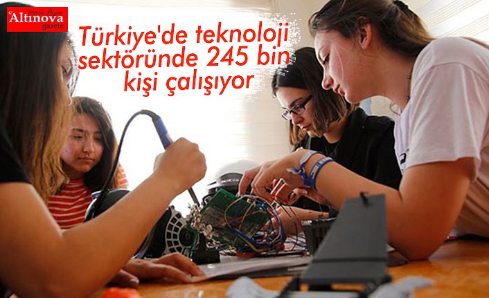 Türkiye'de teknoloji sektöründe 245 bin kişi çalışıyor