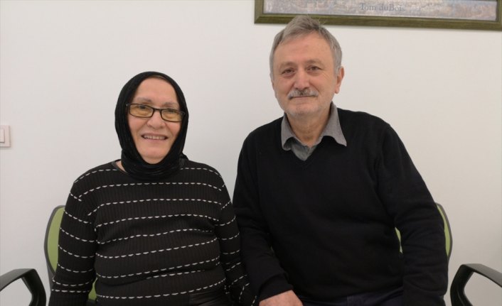 Eşine böbreğini bağışlamak için 20 kilo verdi