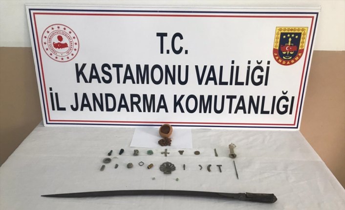Kastamonu'da tarihi eser kaçakçılığı operasyonunda 2 kişi yakalandı
