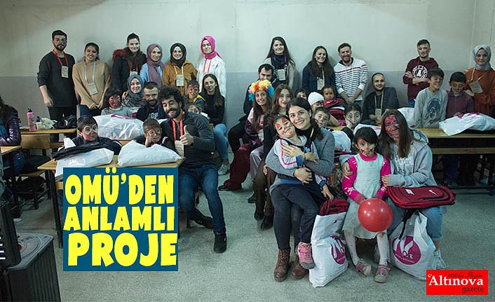 OMÜ’DEN ANLAMLI PROJE